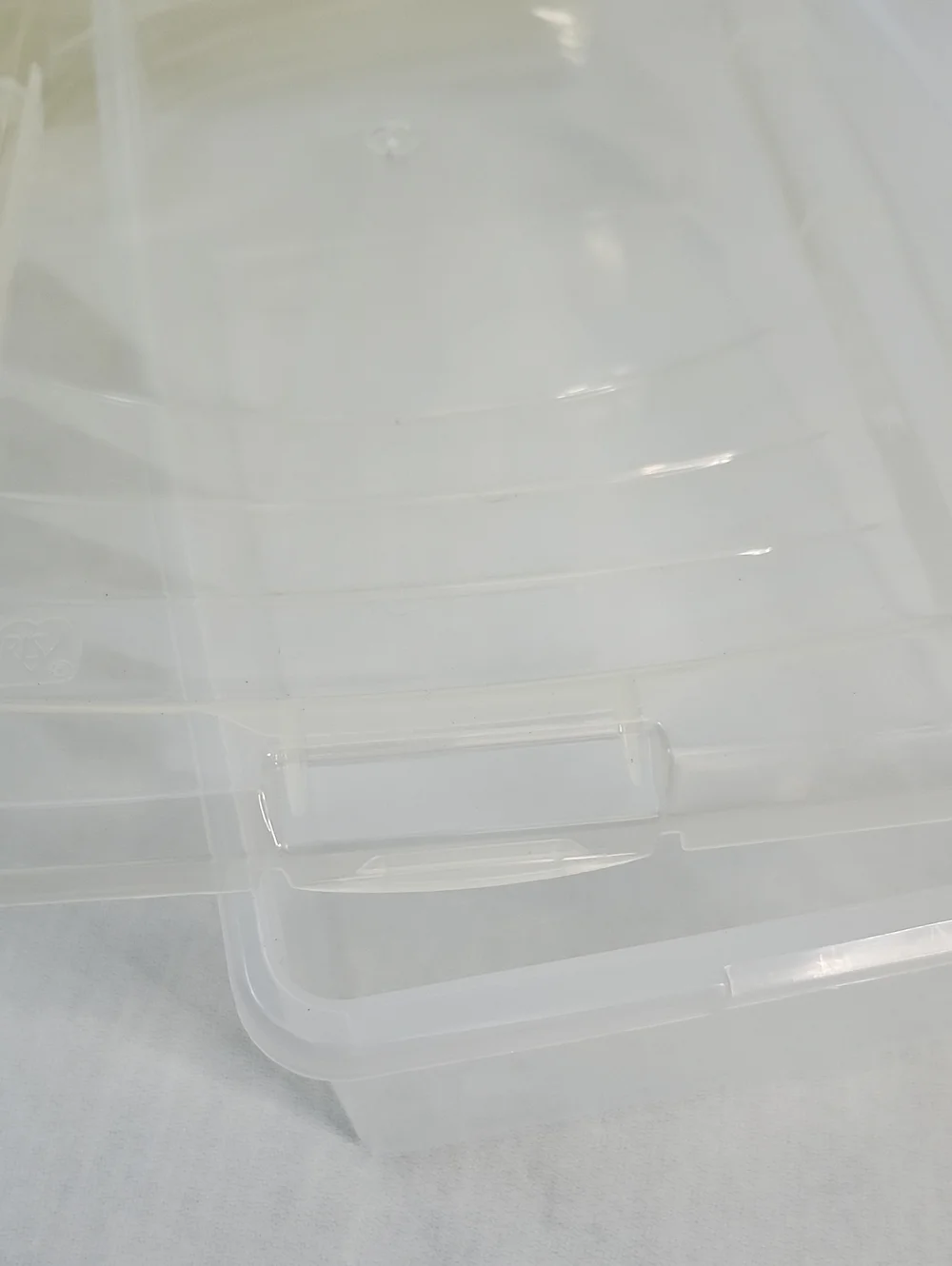 Clear Plastic Storage Containers - Set of Stackable Lids